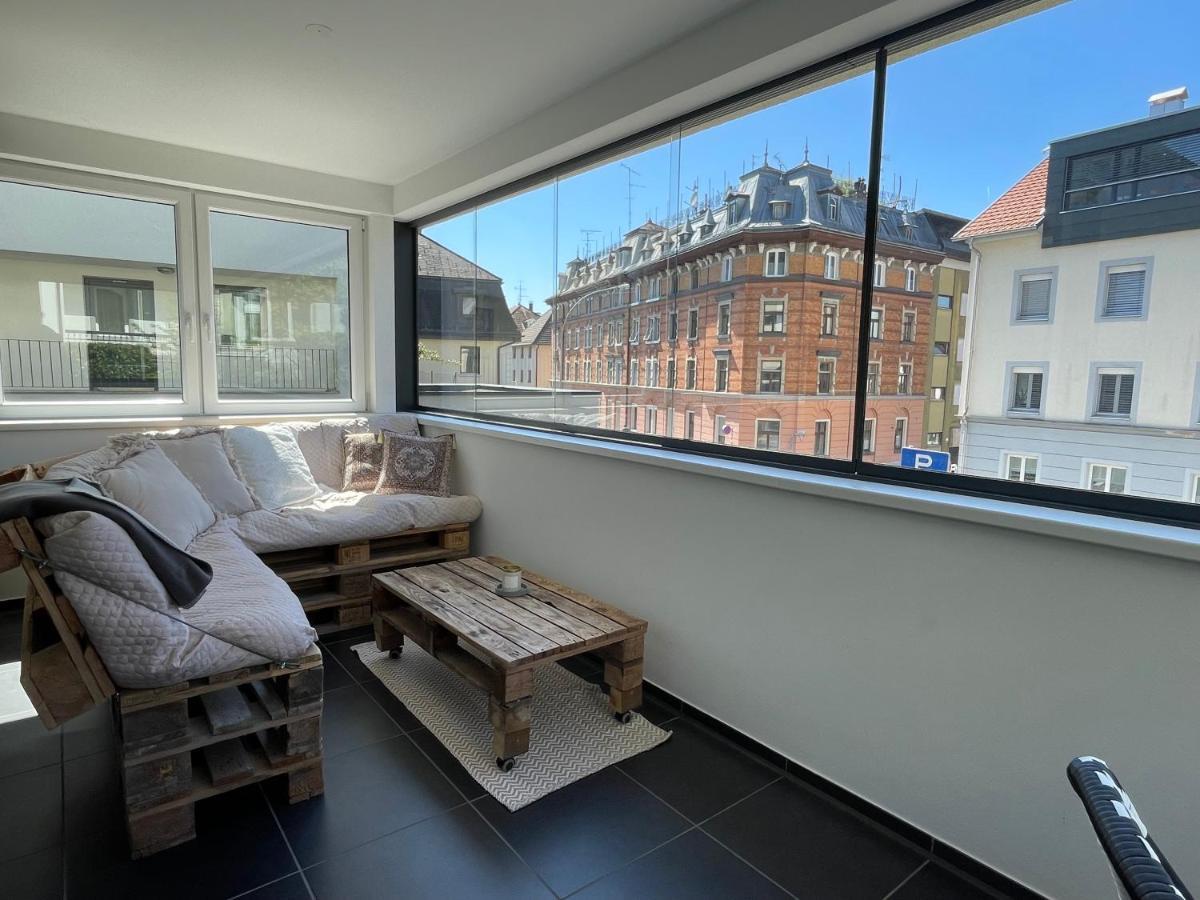Moderne Stadtwohnung inkl. Tiefgaragenplatz Bregenz Exterior foto